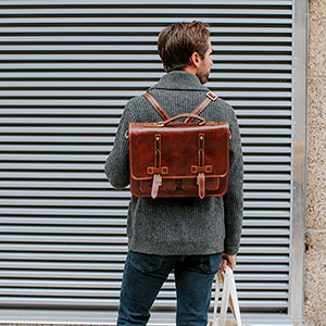 Floto Leather Backpack