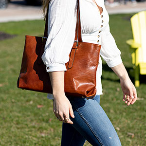 Floto Leather Tote Bag