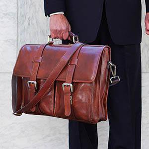 Leather Briefcase Floto