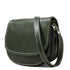 Floto Chianti Leather Saddle Bag Crossbody in Green. 2