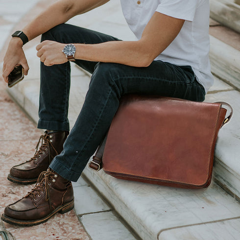 Floto Leather Messenger Bags