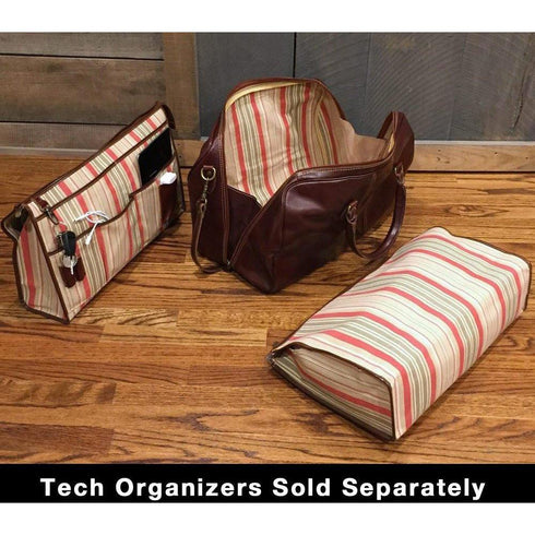 leather duffle bag floto venezia go bag