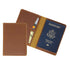 Floto Leather Passport Wallet in Tan