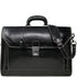 Floto Italian Leather Briefcase Attache Venezia 3 Gusset 3 black