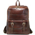 Leather Backpack Floto Italian Sabina Laptop Knapsack Shoulder Bag in Vecchio Brown 1