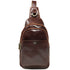 Floto leather shoulder bag crossbody brown