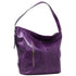 Floto Italian Leather Shoulder Handbag Tote Bag Sardinia purple