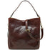 Floto Italian Leather Shopper Handbag Tote Bag Sardinia brown 2