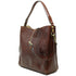 Floto Italian Leather Shopper Handbag Tote Bag Sardinia brown 3