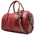 Floto Italian Leather Venezia Mini Duffle Carryon Bag red