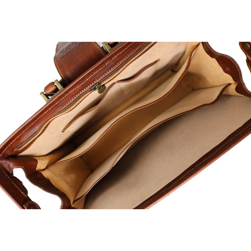 Ciabatta Briefcase Inside Brown