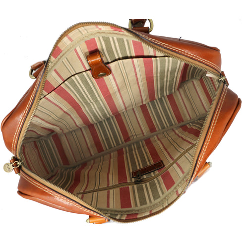 Slim Leather Briefcase Floto Venezia olive 6