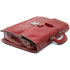 Milano Leather Briefcase in Tuscan Red 2