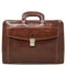 The Floto Milano Sleeve leather briefcase is a men's slime attache bag that is handcrafted in Italy. This is the Milano Sleeve in Vecchio Brown.