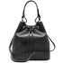 Floto Italian Leather Bag Milano Bucket Women's Shoulder Bag black