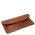 Floto Italian Leather Women's Clutch Wallet Roma olive brown