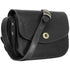 Milano Leather Crossbody Bag in Black 2