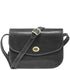 Milano Leather Crossbody Bag in Black
