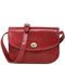Milano Leather Crossbody Bag in Red