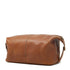 Floto Italian Venezia leather dopp kit toiletry bag brown tobacco
