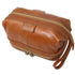 Floto Italian Positano leather drop bottom dopp travel kit bag Tobacco Brown 2