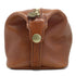 Floto Italian Venezia leather dopp kit toiletry bag brown tobacco 3