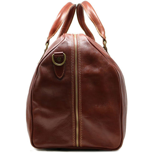 Cenzo Italian Leather Duffle Bag