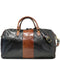 Floto Italian Leather Venezia Duffle Bag in Brown and Black - London