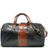 Floto Italian Leather Venezia Duffle Bag in Brown and Black - London