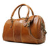 Floto Italian Leather Venezia Mini Duffle Carryon Bag Olive Honey Brown 1