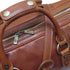 Leather Duffle Cabin Bag Brown Floto Roma 3