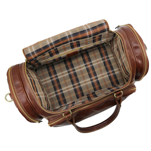 Floto Italian Leather Torino Duffle Bag Carryon Suitcase 3