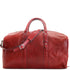 Leather Duffle Bag Floto Venezia Grande red