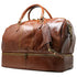 Floto Italian leather drop bottom duffle bag venezia brown 2