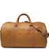 The Floto Parma Duffle Bag is a leather weekender that is handcrafted in Italy with our famous Parma leather. Parma leather is tanned in a special way with no chemicals so the bag will get better as it ages - each travel bag takes on a unique look and darkens like a saddle over time. Parma is leather tanning the natural way. 2