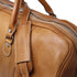 The Floto Parma Duffle Bag is a leather weekender that is handcrafted in Italy with our famous Parma leather. Parma leather is tanned in a special way with no chemicals so the bag will get better as it ages - each travel bag takes on a unique look and darkens like a saddle over time. Parma is leather tanning the natural way. 4