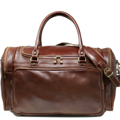 Floto Italian Leather Torino Duffle Bag Carryon Suitcase 2