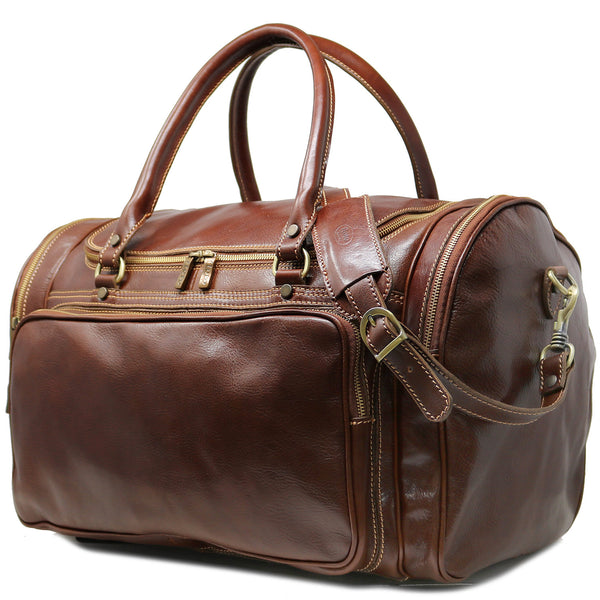 Floto Italian Leather Torino Duffle Bag Carryon Suitcase 1