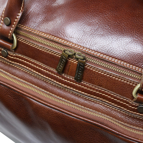 Floto Italian Leather Torino Duffle Bag Carryon Suitcase 11