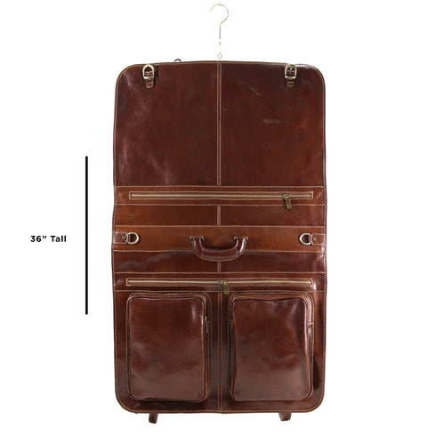 leather garment bag floto venezia brown 9