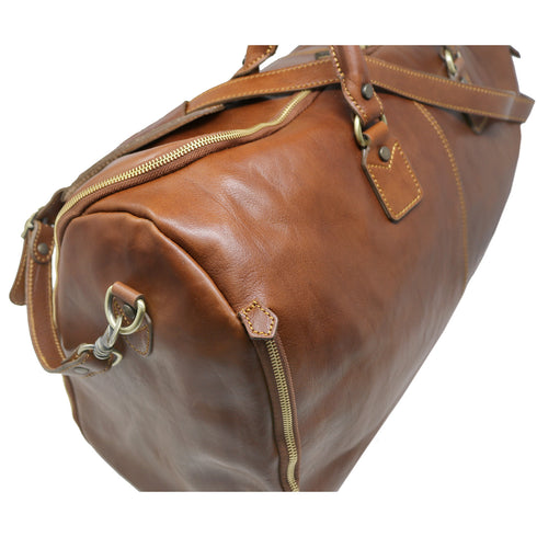 Floto Roma leather garment duffle travel bag 3