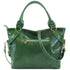 Floto Italian Leather Shoulder Bag Women's Taormina Handbag in Green