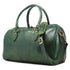 Floto Italian Leather Venezia Mini Duffle Carryon Bag Green