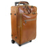 Leather Rolling Luggage Floto Venezia Trolley olive brown 6