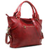 Leather Handbag Floto Taormina red 2