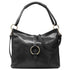 Italian Leather Shoulder Bag Floto Tavoli Tote black