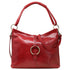 Italian Leather Shoulder Bag Floto Tavoli Tote Red