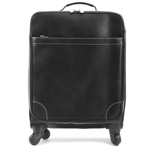 Floto Milano Spinner 4 wheel carryon luggage in Black 2