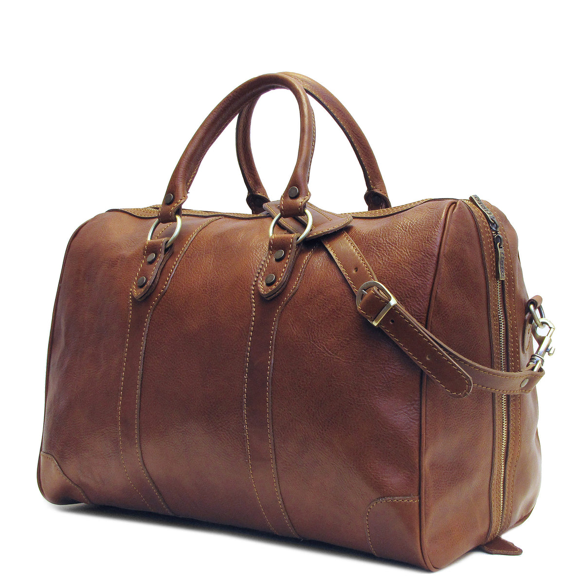 Monogram Roma Full Grain Leather Travel Bag – Floto