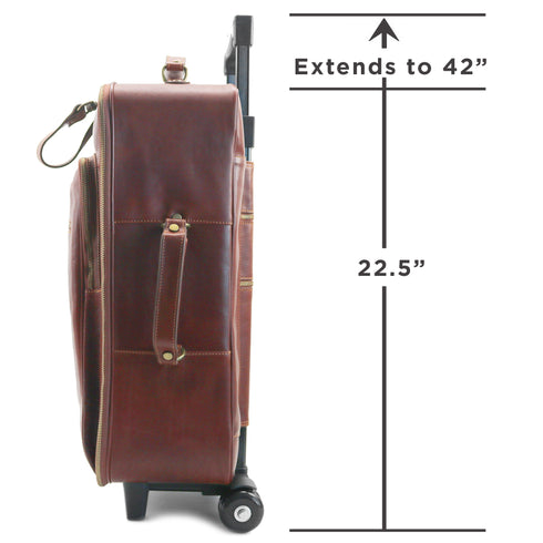 Leather Rolling Luggage Floto Venezia Trolley measurements